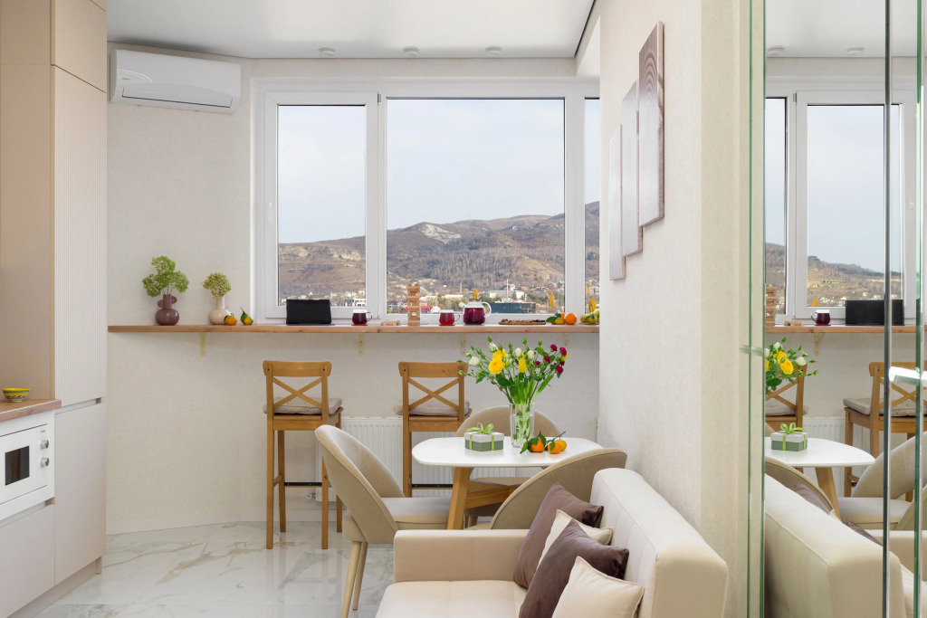 Апартаменты Ваниль от Ирины Савельевой + Наслаждайтесь жизнью +Шикарный вид на горы и курортный город + Релакс 100%