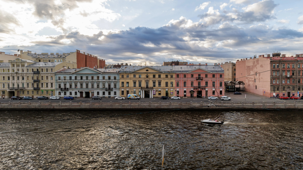 Квартира Фонтанка, Центр СПб, 4 Кровати, до 6 Гостей, Невский уют