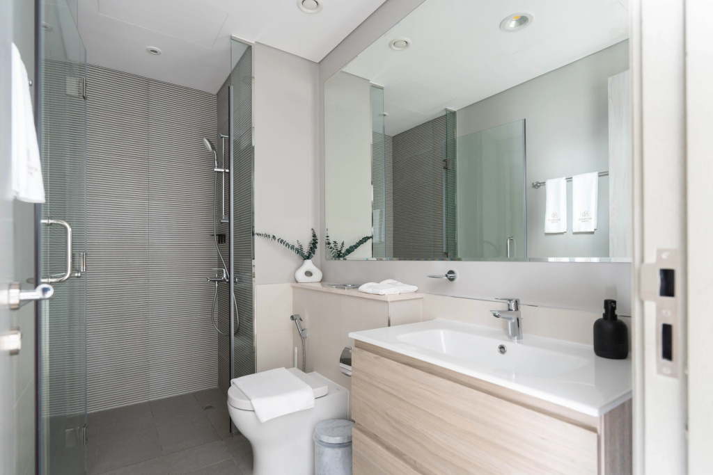 Апартаменты Keyrock Modern 1BR in Zada Pool & View