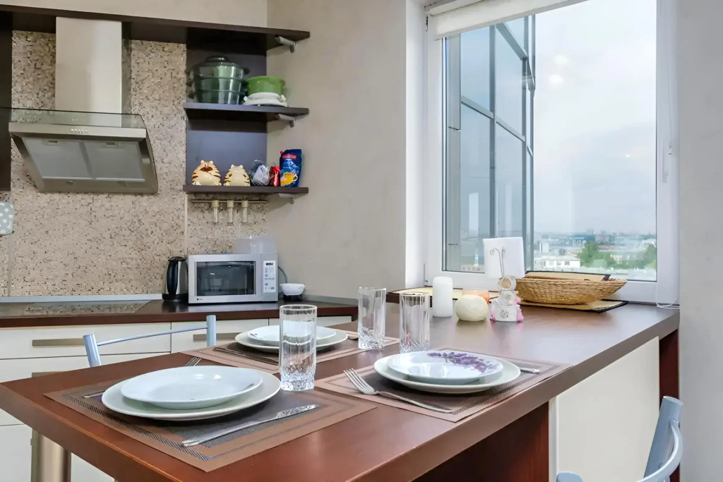 Sutki Rent с видом на Неву