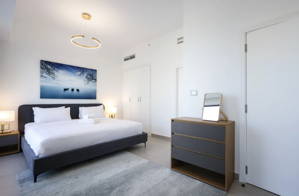 Апартаменты Elite Lux Holiday Homes - Beachside Haven Stylish 1 BHK in JBR Dubai