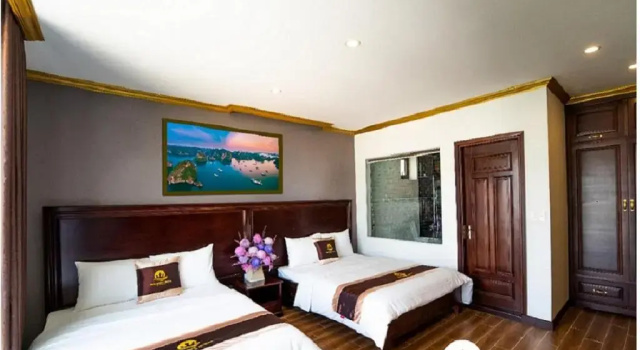 Четырёхместный номер Deluxe Golden Sea HaLong Hotel