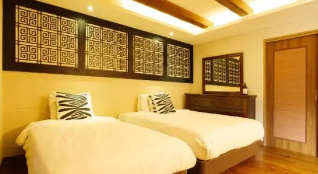 Люкс с красивым видом из окна Tongyeong Hansan Marina Resort