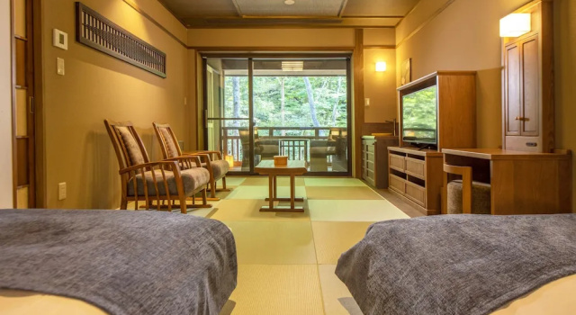 Двухместный номер Royal Shionoyu Onsen Rengetsu