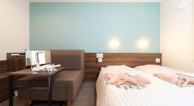 Кровать в общем номере (женский номер) Super Hotel Yamaguchi Yuda Onsen