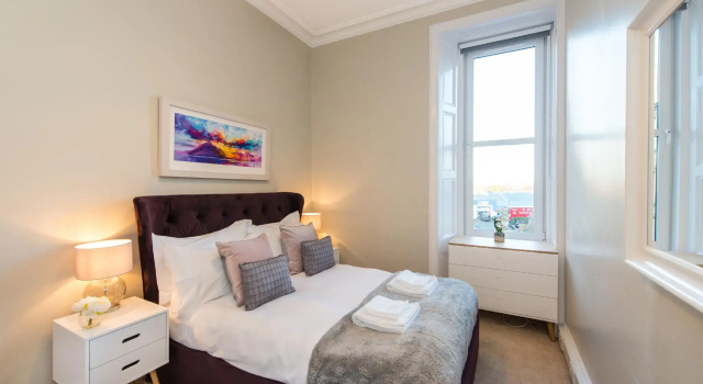 The Polwarth Apartment, Book Lejlighed Edinburgh hoteller med parkering, Parkering