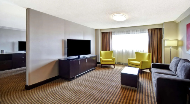 Dwuosobowy suite 1 sypialnia DoubleTree by Hilton Hotel Pleasanton at the Club