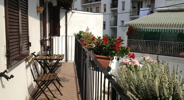 1 makuuhuone Huoneisto parvekkeella La Casetta