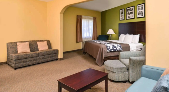 Двухместный люкс Sleep Inn & Suites Near Downtown North