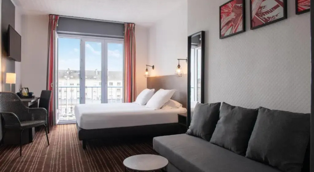 Двухместный номер Deluxe The Originals City, Hôtel de lEurope, Saint-Nazaire