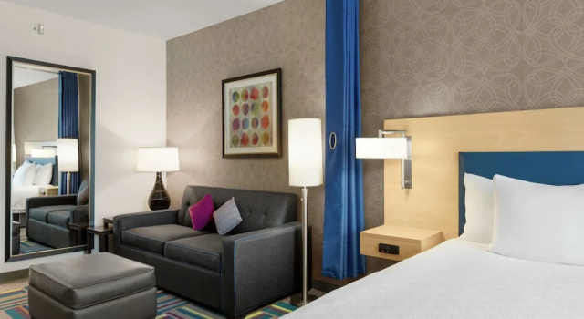 Четырёхместная студия для некурящих Mobility/Hearing Accessible with Roll-In Shower Home2 Suites by Hilton Austin North/Near the Domain, TX