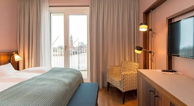 Номер Standard с балконом и с панорамным видом THE LIBERTY Hotel Bremerhaven BW Signature Collection