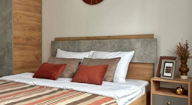 Atmospheric apartment in a modern residential complex for 2 guests, Rezervasyon Daire Çelyabinsk otoparklı oteller, Otopark