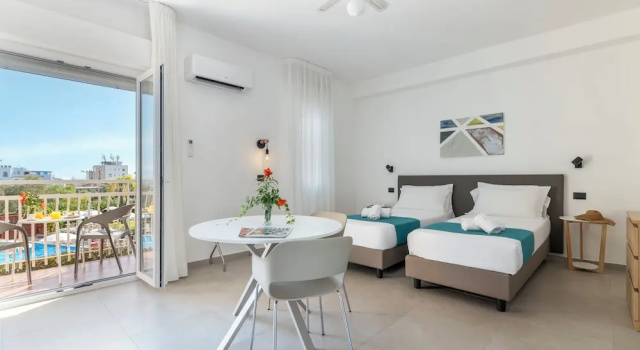Студия с видом на бассейн Residence Villa Giardini