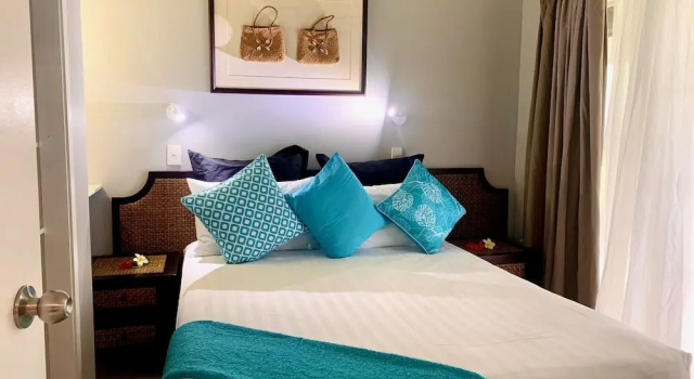Standard Casal quarto duplex em frente à praia Muri Beachcomber