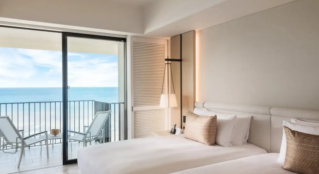 Двухместный номер Premier oceanfront Halekulani Okinawa