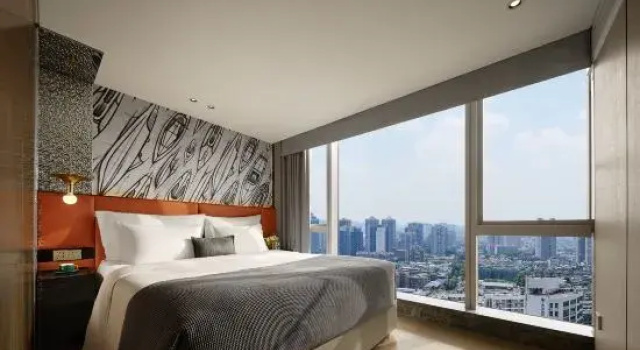 Семейный люкс Дуплекс с 2 комнатами с видом на город SEYA Serviced Apart-ment - Chengdu Taikoo Li Flagship - Managed by SEYA GROUP