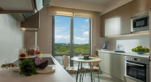 Fancy Apartment With Shared Pool in Maslak, Забронировать Апартаменты/квартира Шишли Стамбул, рядом с Ататюрк Ото Санайи