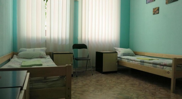Кровать в общем номере Хостел Delil