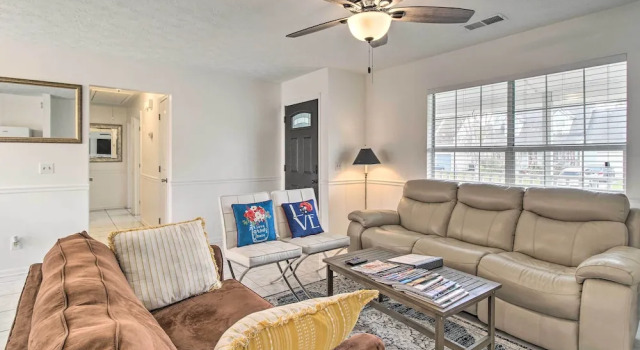 Home ~ 7 Miles to Savannah Historic District!, Забронировать Дом для отпуска Уайтмарш-Айленд 