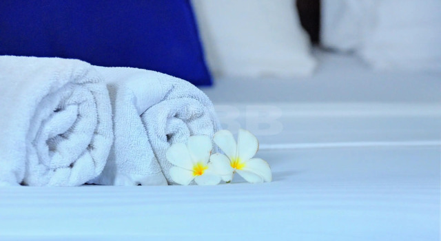 Четырёхместный номер Deluxe с балконом и рядом с пляжем Harmony Beach Bungalows