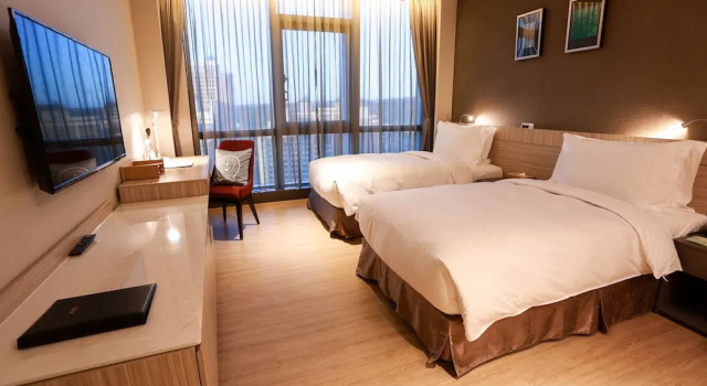 Двухместный номер Standard с видом на город AJ Hotel Hsinchu