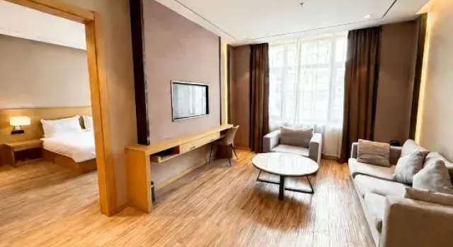 Люкс Deluxe Ning'an Muqinghui Bathing Hotel