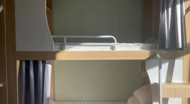 Кровать в общем номере (мужской номер) Yilan• Central Asia-Europe-Africa Ring Youth Hostel