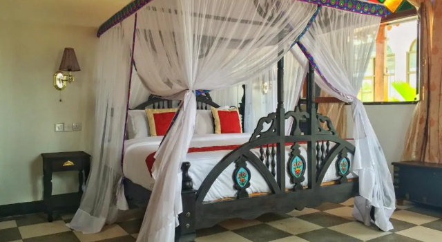 Двухместный номер Deluxe с видом на море Dhow Palace Hotel