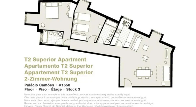 Апартаменты с 2 комнатами Palácio Camões - Lisbon Serviced Apartments
