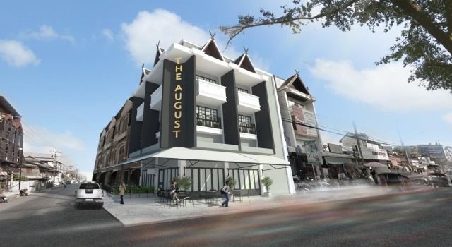 Четырёхместный номер Standard с балконом The August Hostel