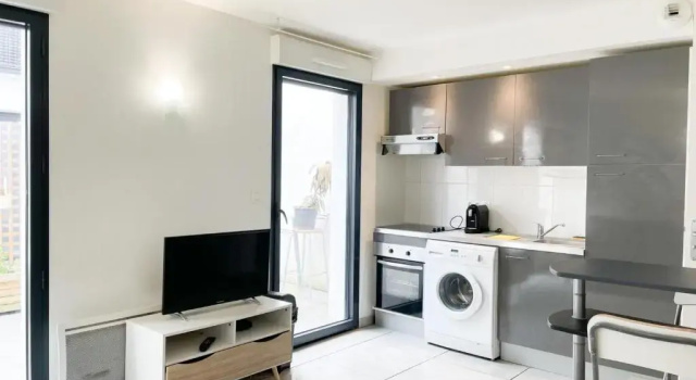 003 - Appartement Moderne et Terrasse - Jeanne d'Arc, Toulouse, Забронировать Апартаменты/квартира Апартаменты Верхней Гаронны, Апартаменты/квартира