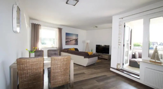 Апартаменты c 1 комнатой Ferienwohnung Beachhus