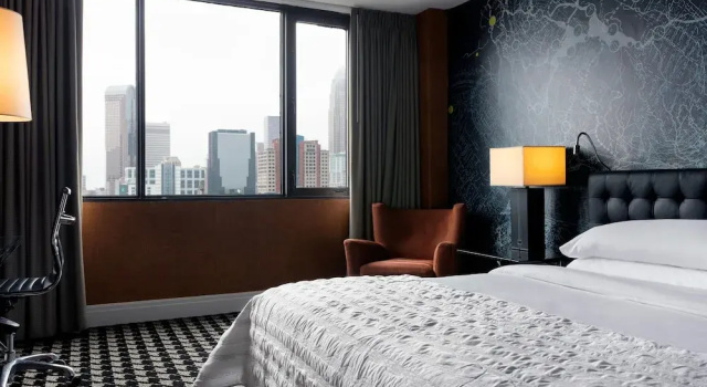 Двухместный номер Deluxe с видом на город Le Meridien Charlotte