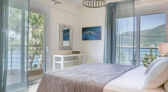 Deluxe Kefalonia Apartment Apartment Hyacinth 1 Bedroom Pool, Забронировать Апартаменты/квартира Отели Каравомилоса с бассейном, Бассейн