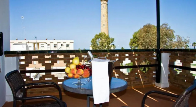 Двухместный номер Standard с балконом и с видом на море Hostal El Faro