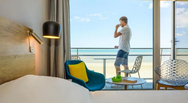 Двухместный номер Standard с балконом и с видом на море ibis Thalassa Le Touquet