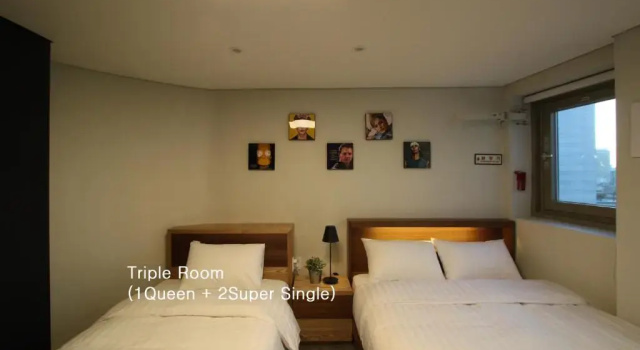 Трёхместный номер Standard Nabi Hostel