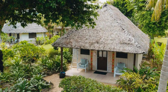 Трёхместное бунгало с видом на океан White Grass Ocean Resort & Spa