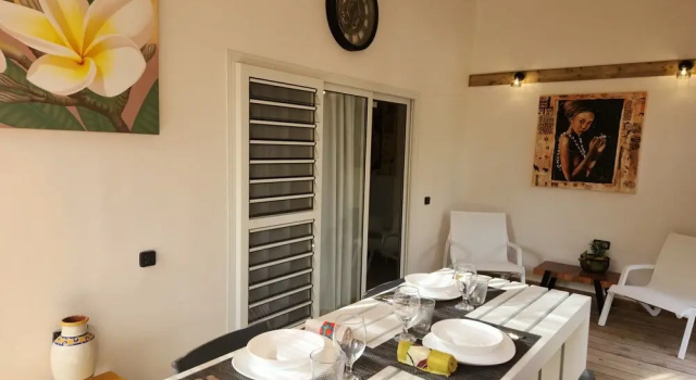 Люкс Deluxe c 1 комнатой с видом на сад Green Villa Moorea