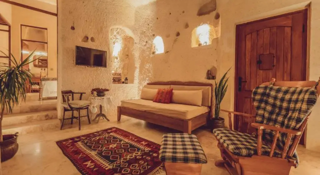 Номер Deluxe Peristyle Cave Cappadocia- Special Class