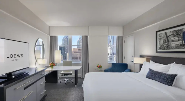 Двухместный люкс Skyline Loews Philadelphia Hotel