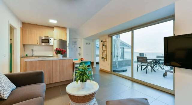 Roof Top Suite - Living Las Canteras