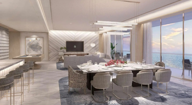 Двухместный люкс oceanfront Waldorf Astoria Riviera Maya