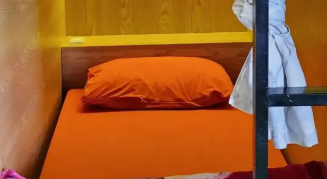Кровать в общем номере Tropical Garden Homestay