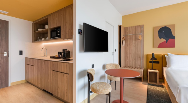 Двухместная студия Hampton by Hilton Bordeaux Merignac Airport