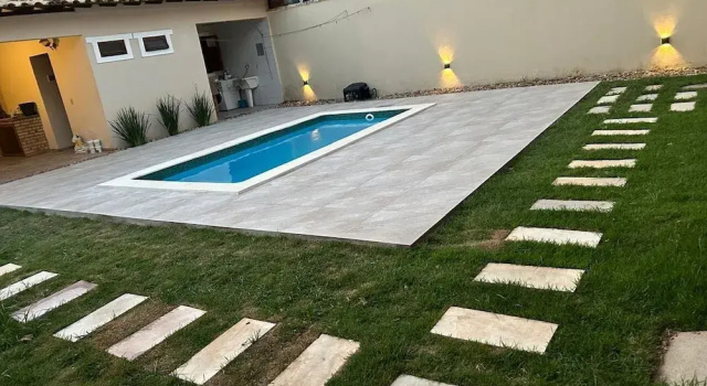 Вилла Cf07 Casa churrasqueira 5 min da praia