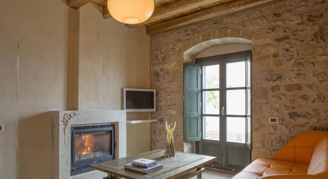 Люкс Superior с балконом и с видом на море Moni Emvasis Luxury Suites
