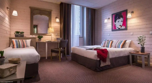 Трёхместный номер Standard Hôtel des Alpes