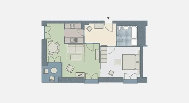 Kaiservillen Heringsdorf - Appartement mit 1 Schlafzimmer und Terrasse D102, Забронировать Апартаменты/квартира Отели Узедом с парковкой, Парковка